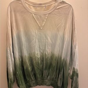 Young Fabulous & Broke Green Ombre Top